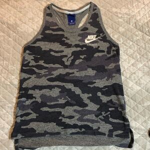 Girls Nike Camo Tank Top